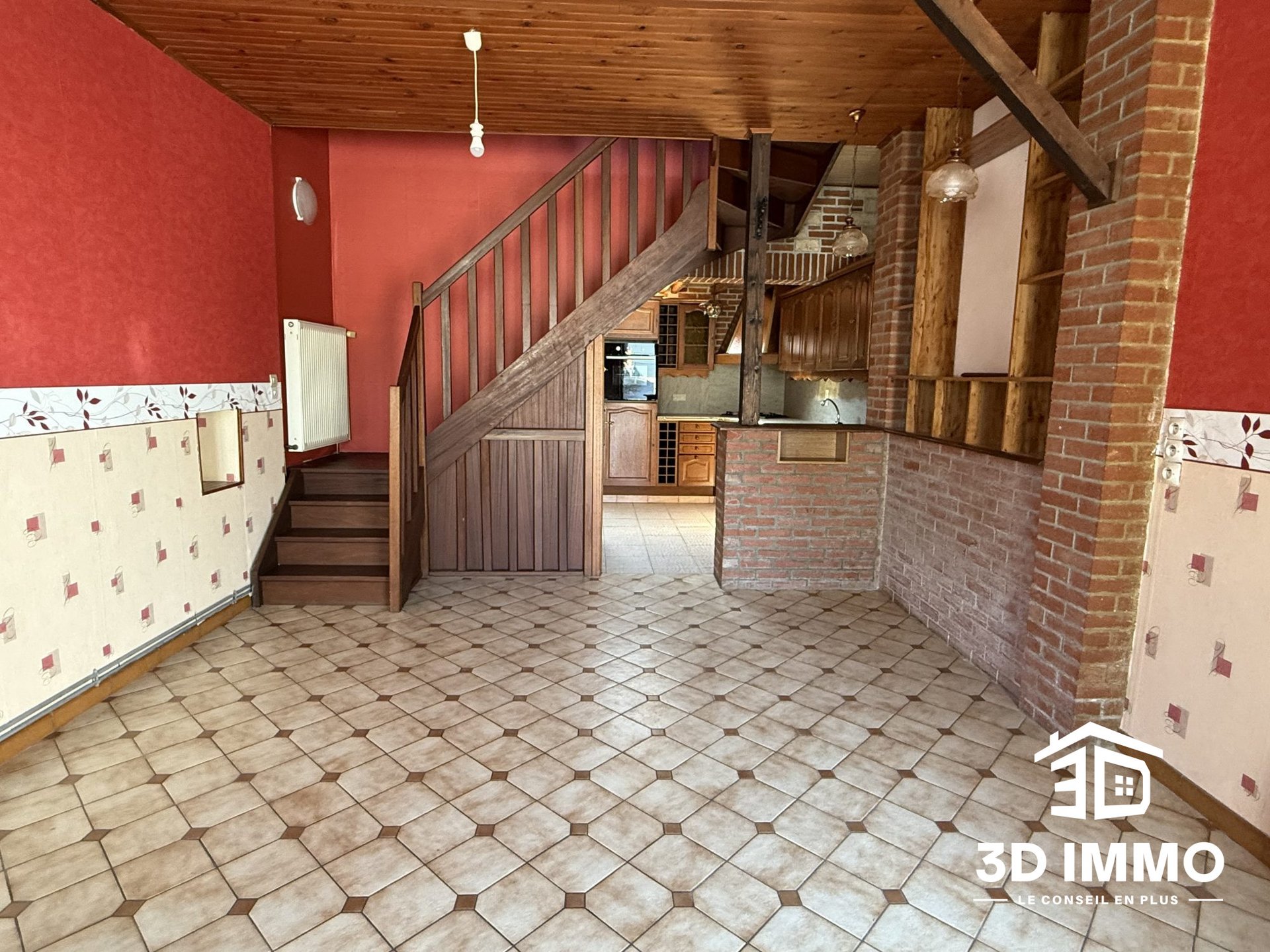 Maison à louer, 56m², Sars-Poteries