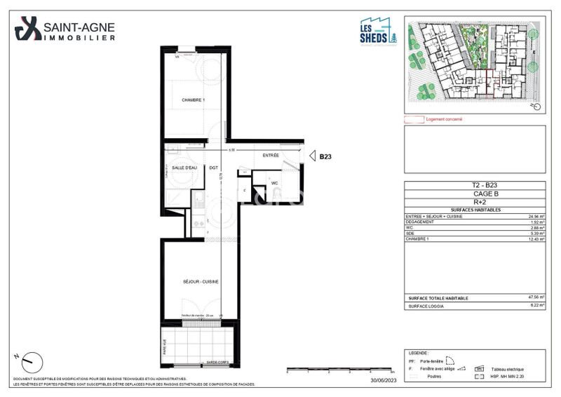Appartement à louer, 47m², Chambéry