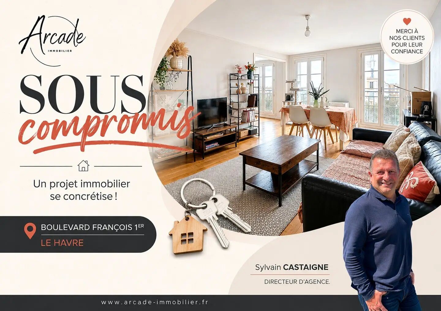 Appartement à vendre, 66m², Le Havre