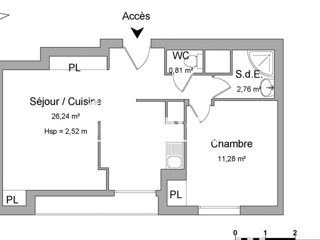 Appartement à louer, 41m², Grenoble