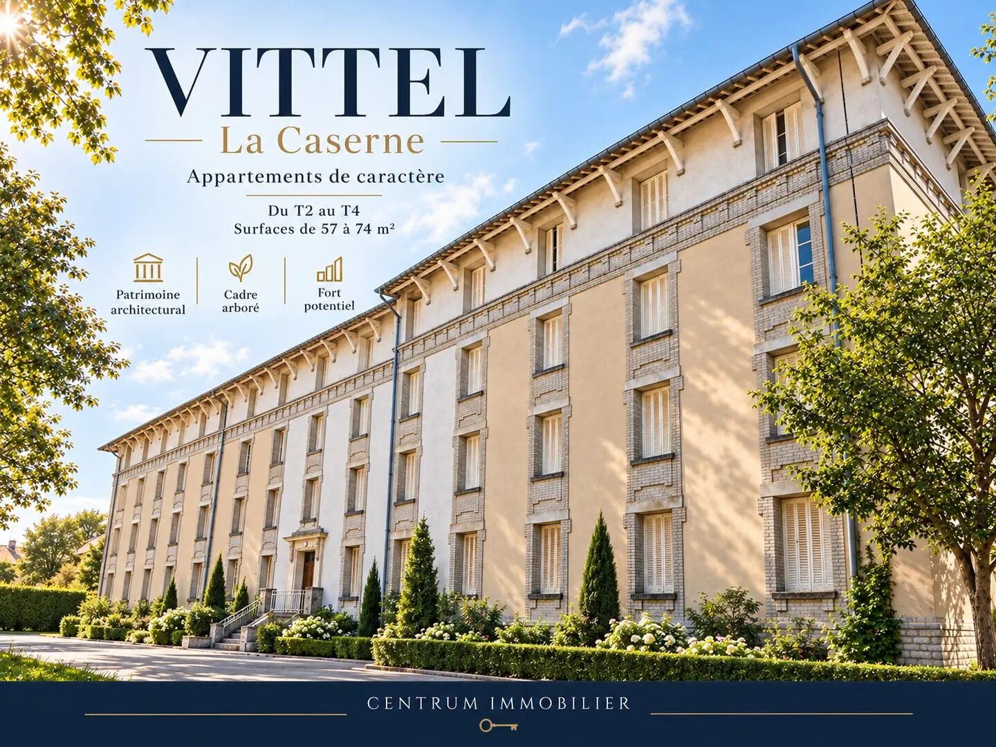 Appartement à vendre, 71m², Vittel