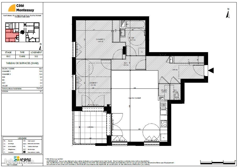 Appartement à vendre, 76m², Caluire-et-Cuire