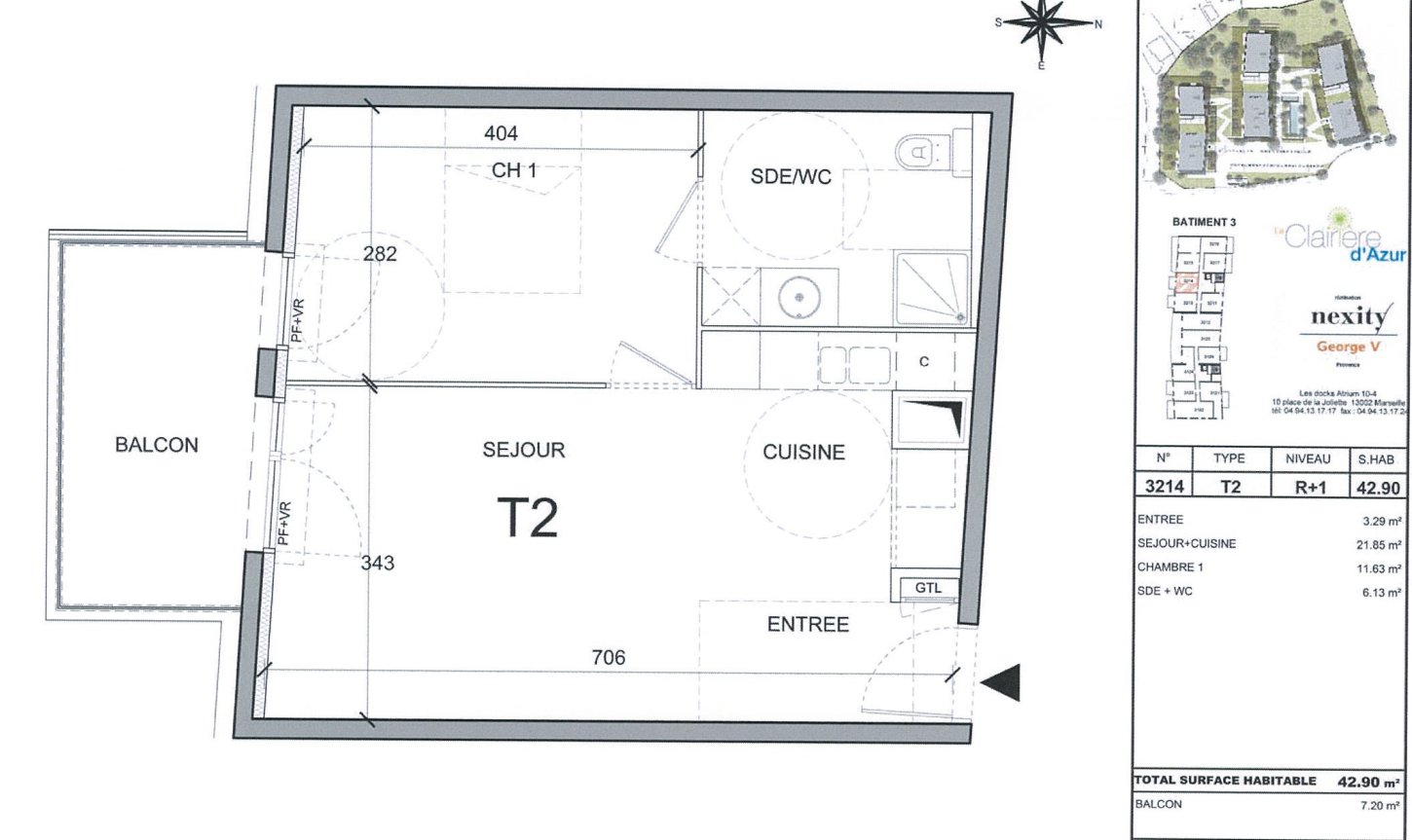 Appartement à louer, 42m², La Valette-du-Var
