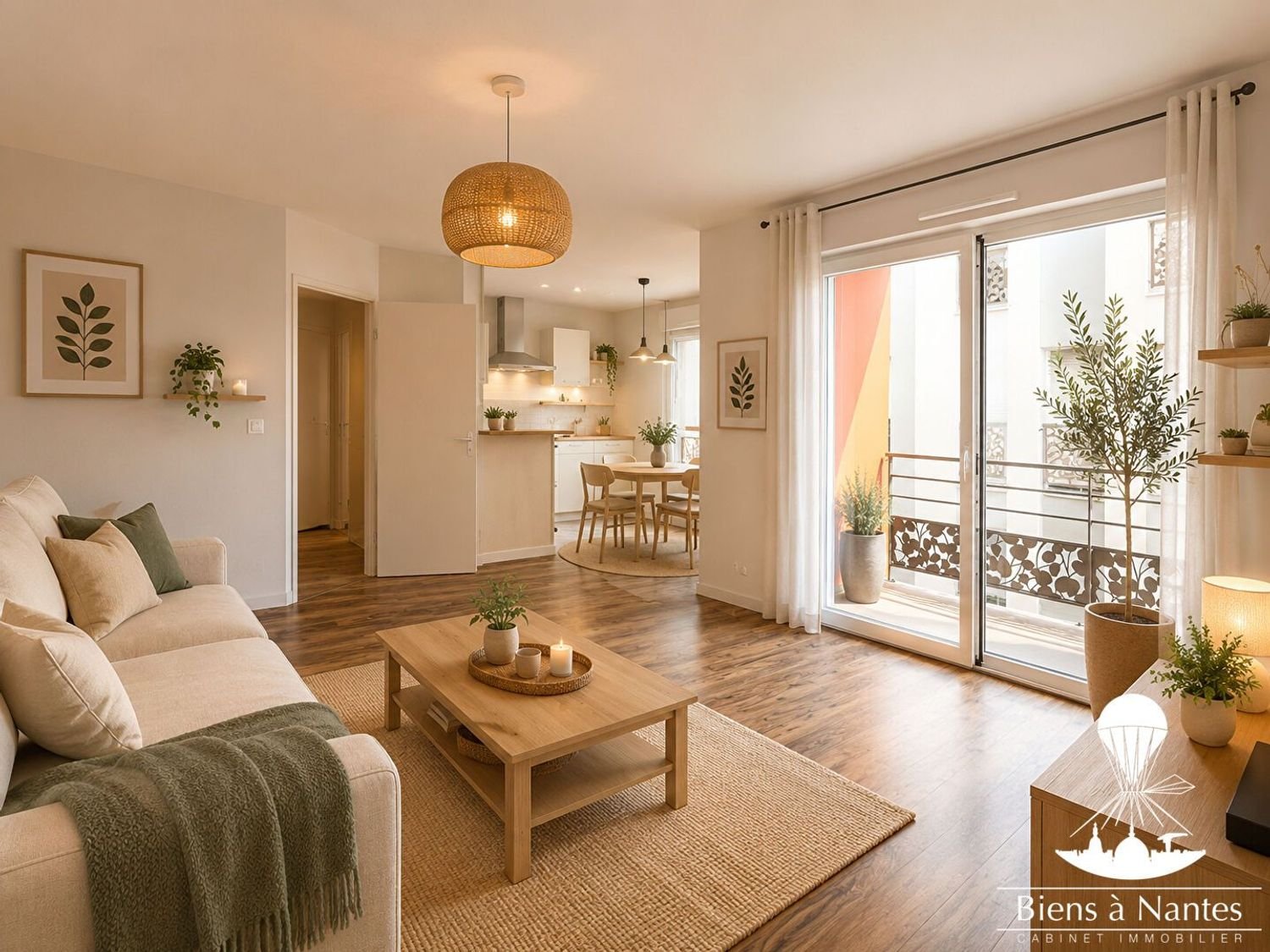 Appartement à vendre, 54m², Nantes