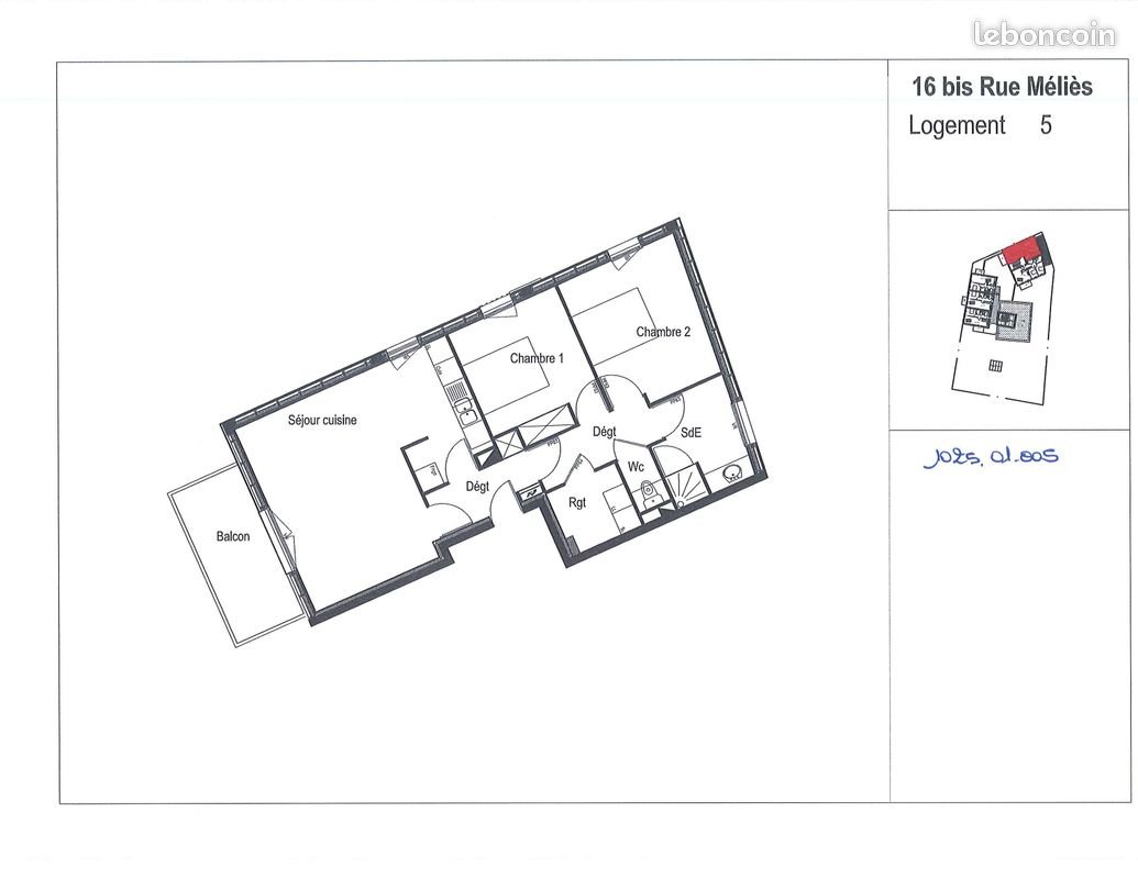 Appartement à louer, 67m², Niort