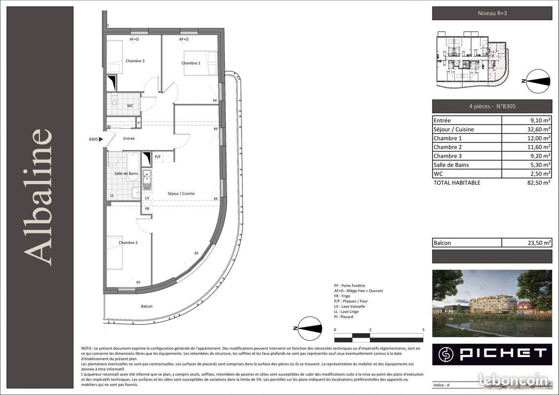 Appartement à vendre, 63m², Coudekerque-Branche