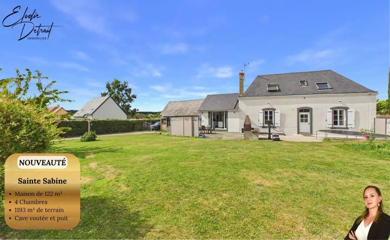 Maison à vendre, 122m², Sainte-Sabine-sur-Longève