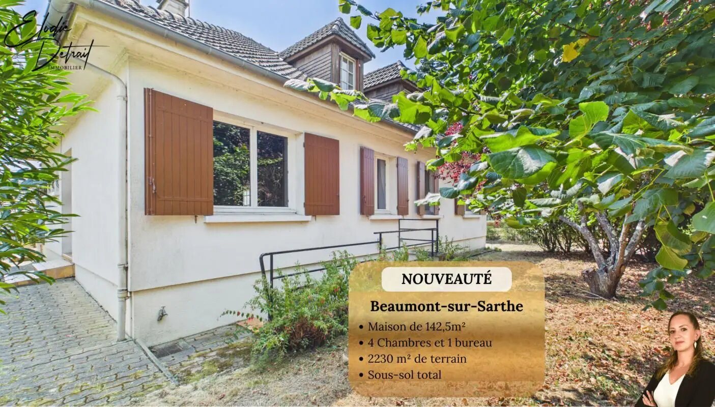 Maison à vendre, 142m², Beaumont-sur-Sarthe