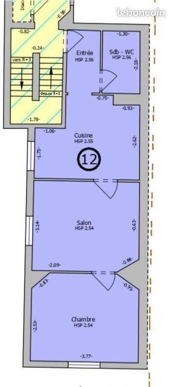 Appartement à vendre, 38m², Tomblaine