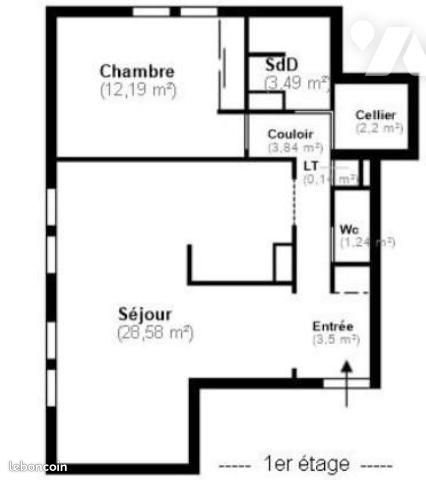 Appartement à vendre, 55m², Roubaix