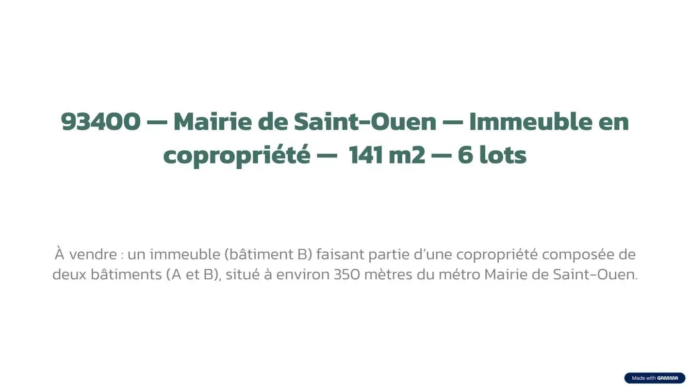 Appartement à vendre, 140m², Saint-Ouen-sur-Seine