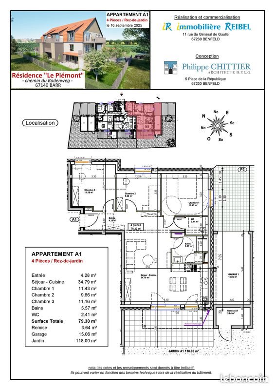 Appartement à vendre, 79m², Barr