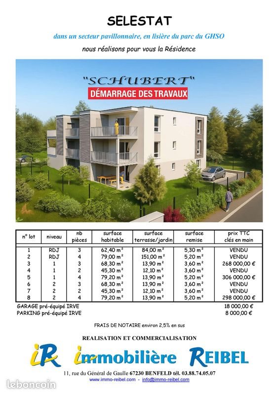 Appartement à vendre, 79m², Sélestat
