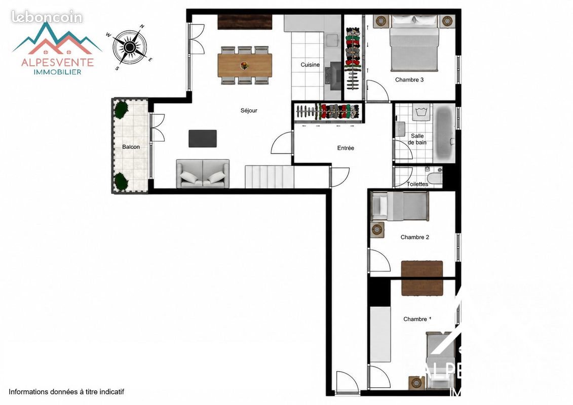 Appartement à vendre, 74m², Saint-Jean-d'Aulps