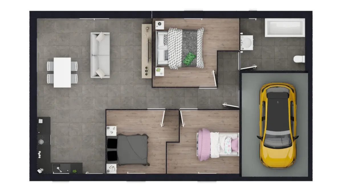 Maison à vendre, 75m², Domjean