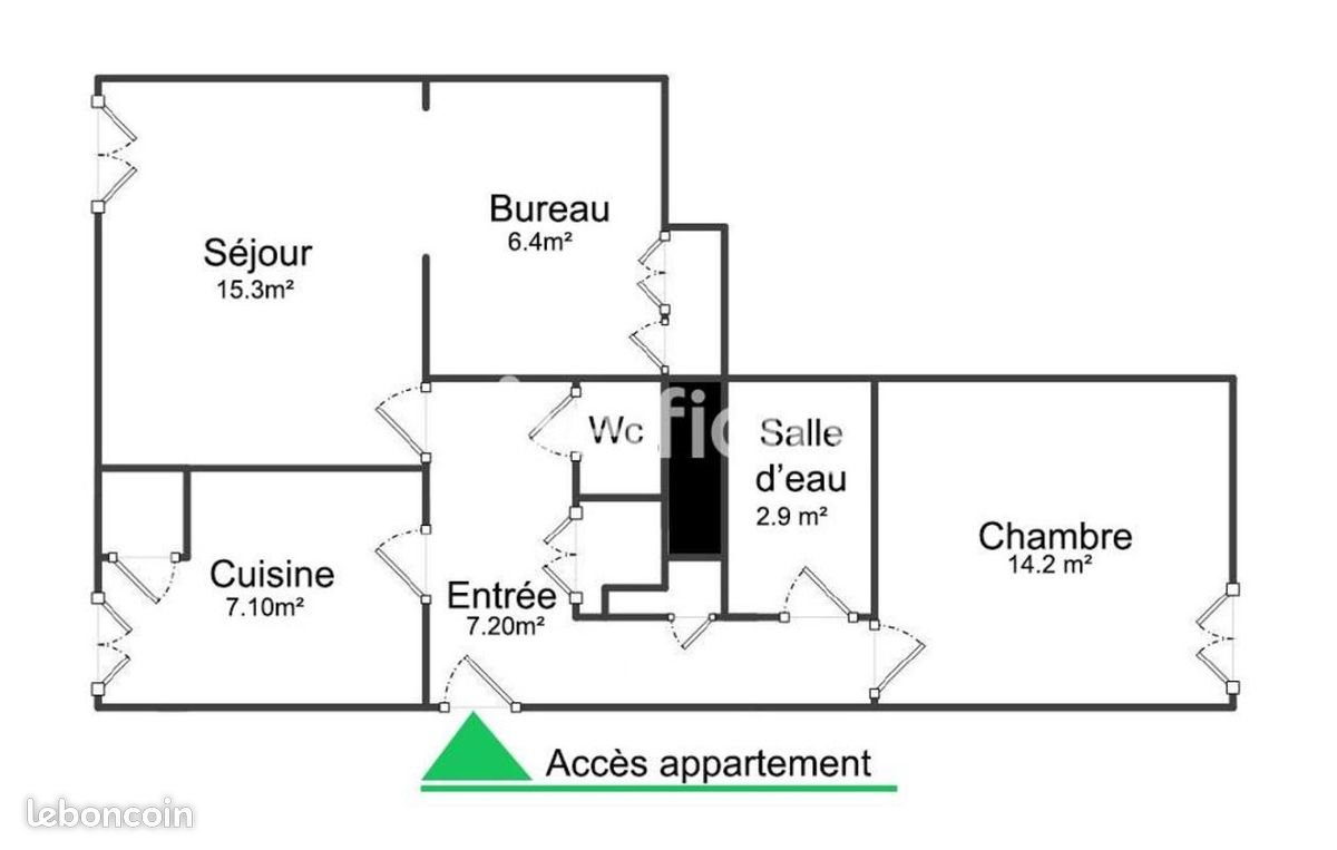 Appartement à vendre, 54m², Châtenay-Malabry