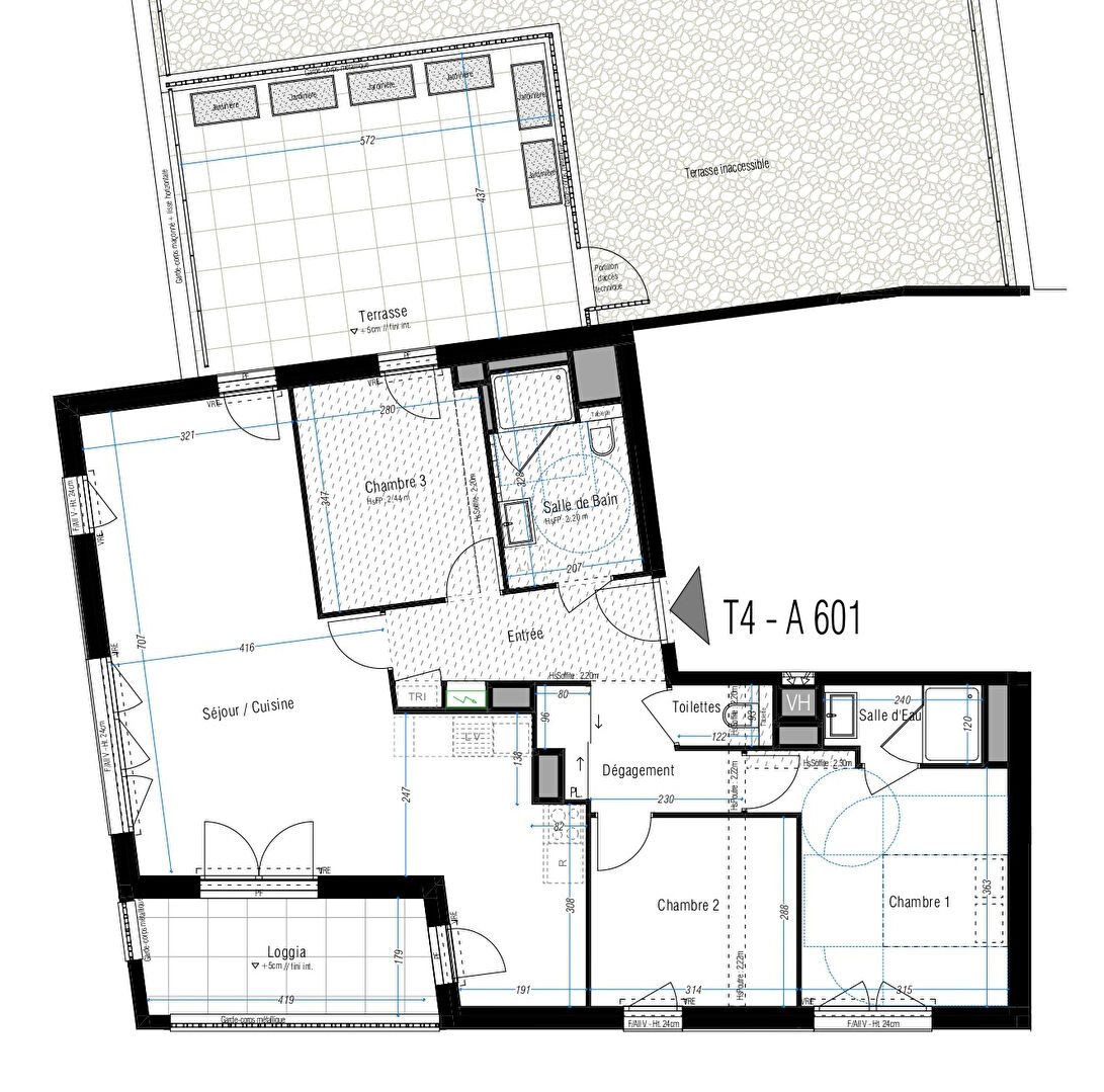 Appartement à vendre, 89m², Rennes