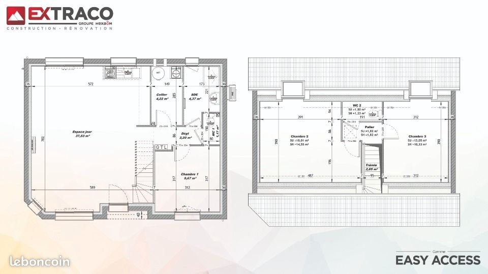 Maison à vendre, 86m², Martin-Église