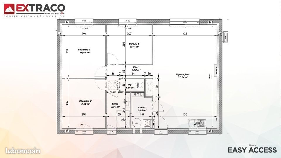 Maison à vendre, 71m², Bolbec