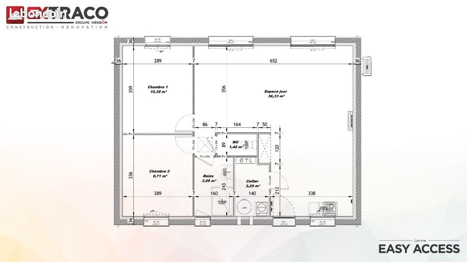Maison à vendre, 65m², Dammartin-en-Serve