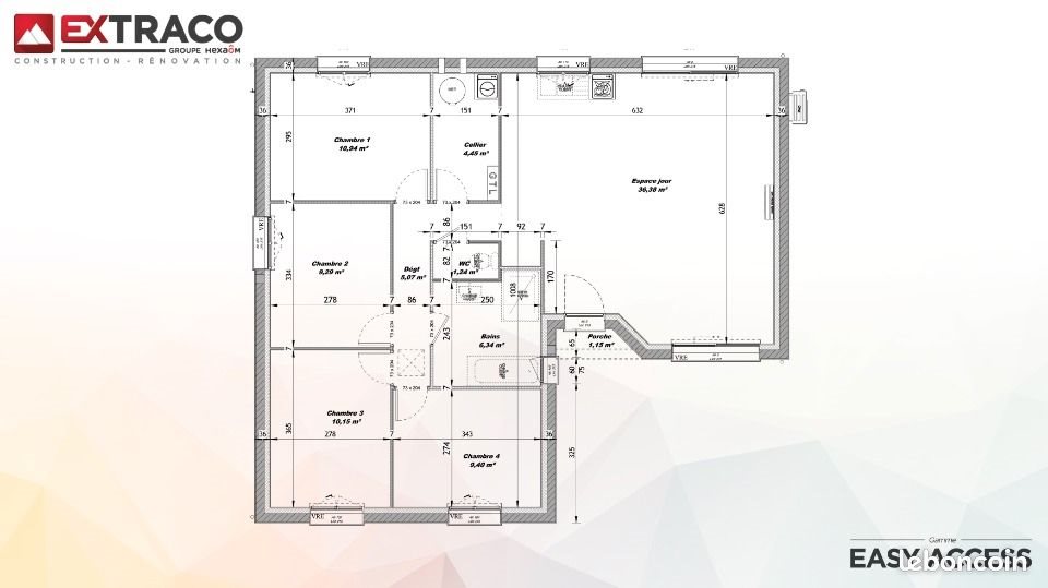 Maison à vendre, 92m², Boulleville