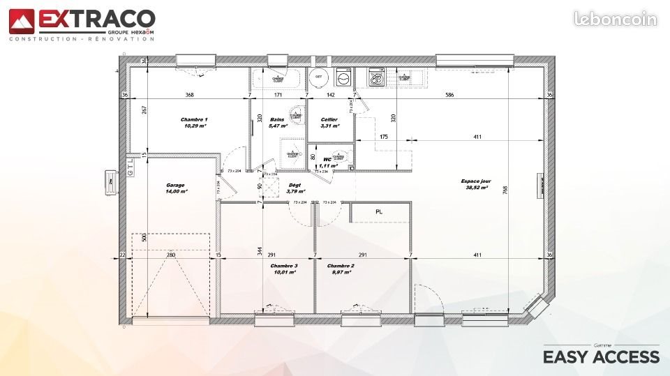 Maison à vendre, 82m², Flocques
