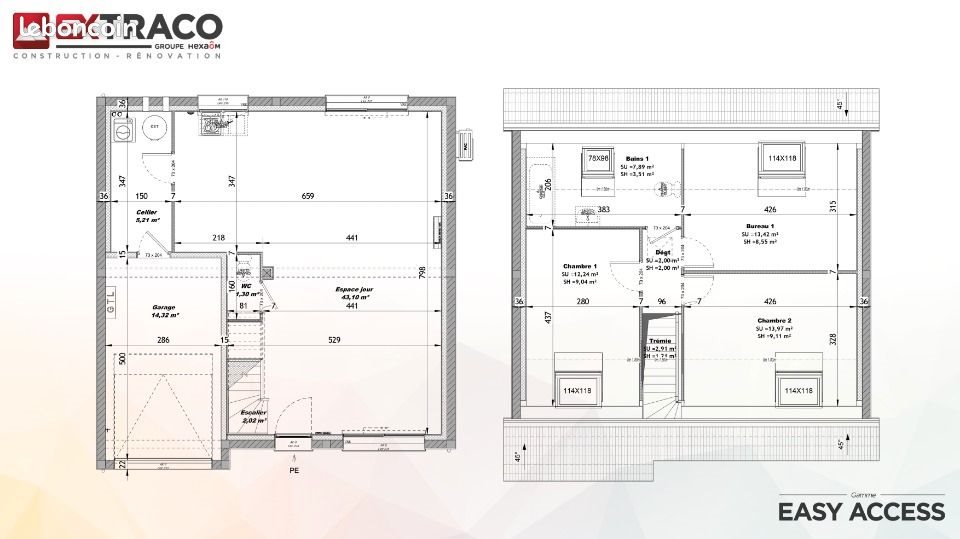 Maison à vendre, 81m², Gaillon