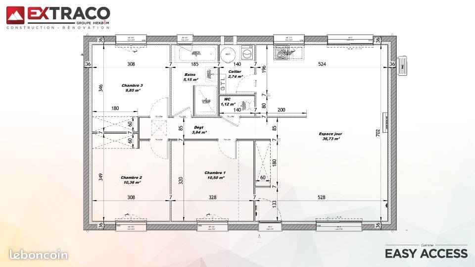 Maison à vendre, 80m², Maniquerville