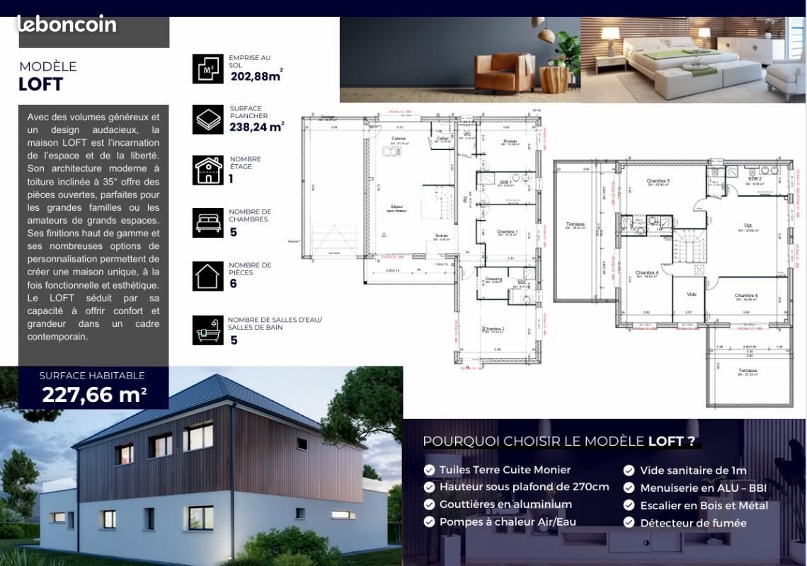 Maison à vendre, 228m², Montlhéry