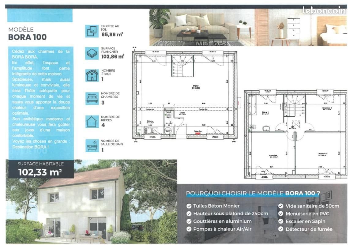 Maison à vendre, 103m², Vaudoy-en-Brie