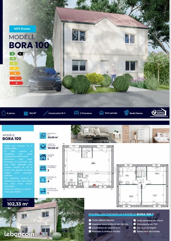 Maison à vendre, 102m², Neuilly-sur-Marne