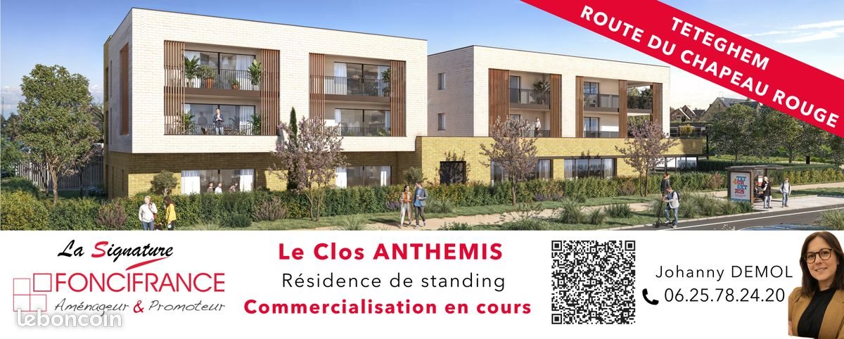 Appartement à vendre, 81m², Téteghem