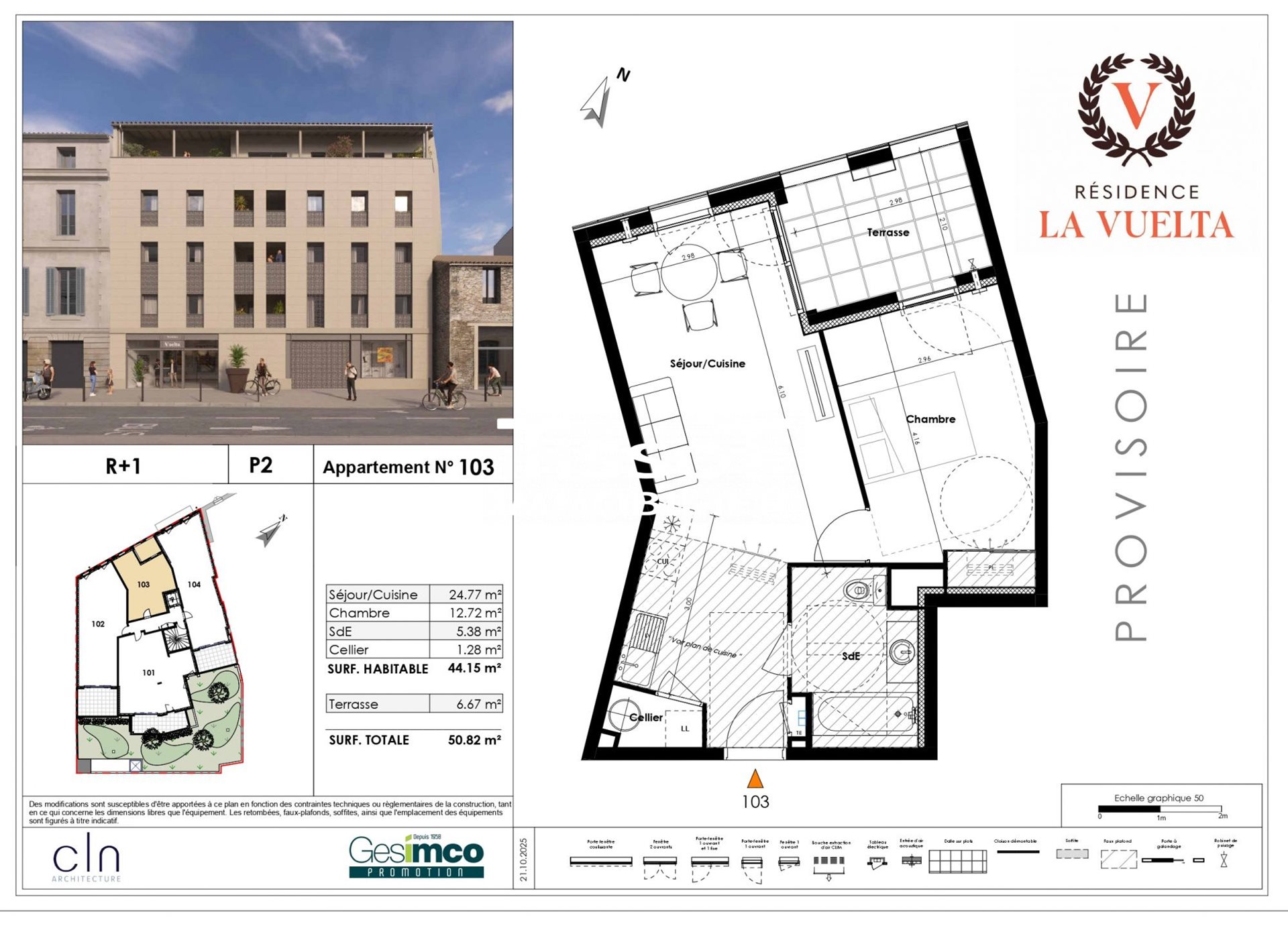 Appartement à vendre, 44m², Nîmes