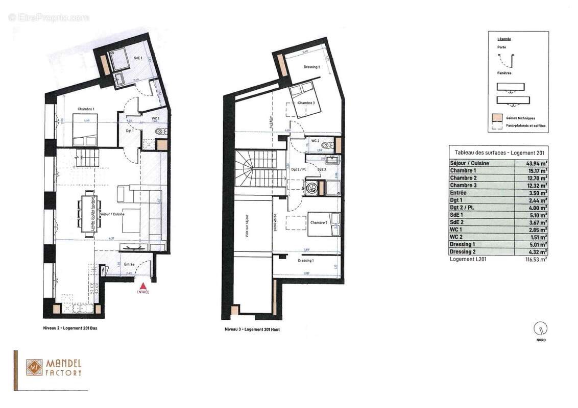 Appartement à vendre, 116m², Villeneuve-lès-Béziers