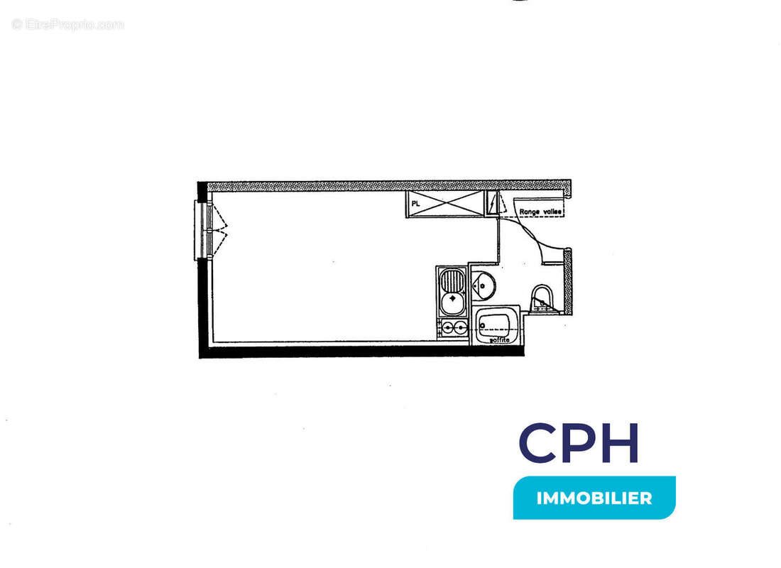 Appartement à vendre, 17m², Courbevoie