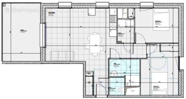 Appartement à vendre, 68m², Saint-Etienne
