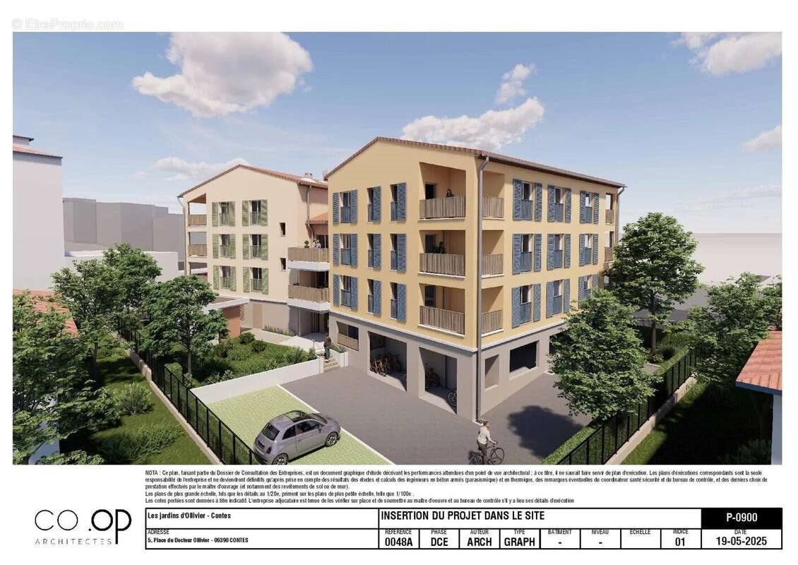 Appartement à vendre, 43m², Contes