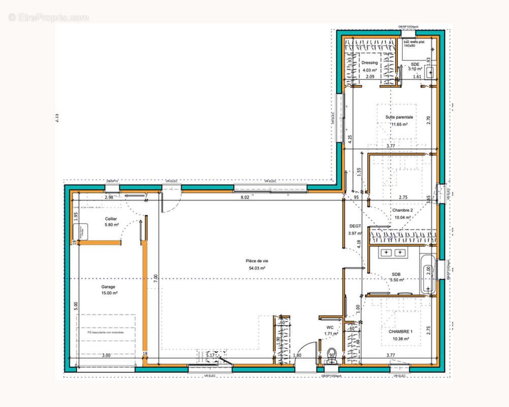 Maison à vendre, 110m², Saint-Médard-en-Jalles