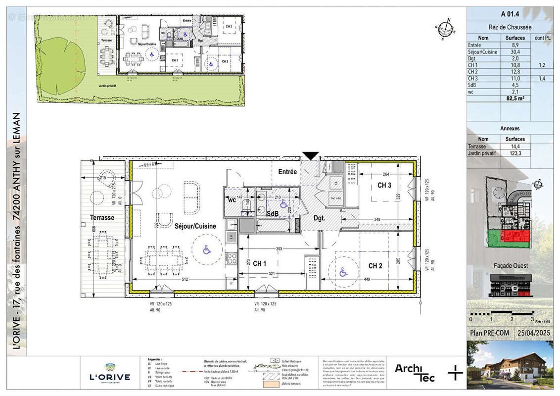 Appartement à vendre, 82m², Anthy-sur-Léman