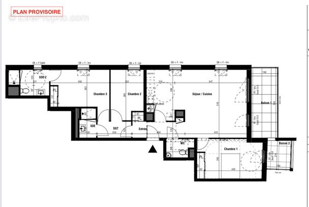 Appartement à vendre, 91m², Saint-Nazaire