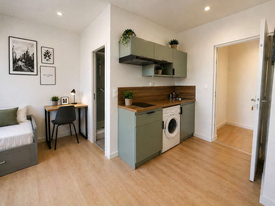 Appartement à vendre, 22m², Saint-Etienne