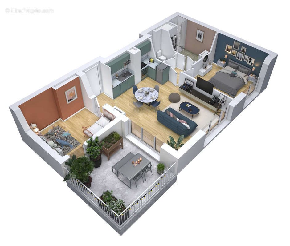 Appartement à vendre, 101m², Le Bouscat