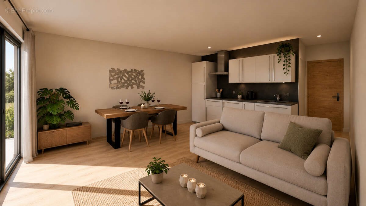 Appartement à vendre, 53m², Villette-lès-Dole