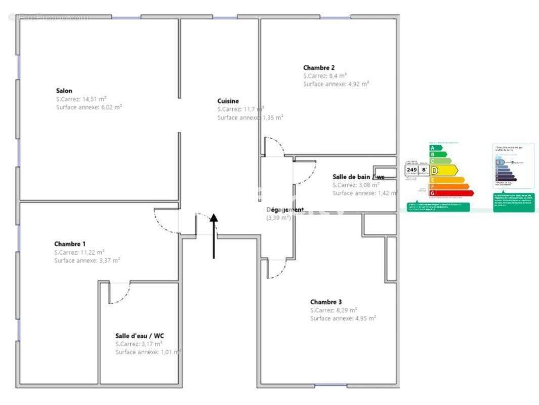 Appartement à vendre, 90m², Les Milles
