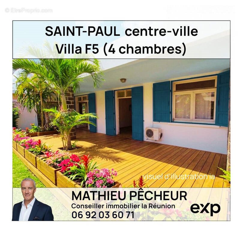 Maison à vendre, 100m², Saint-Paul