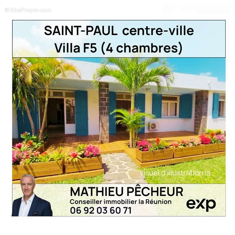 Maison à vendre, 100m², Saint-Paul