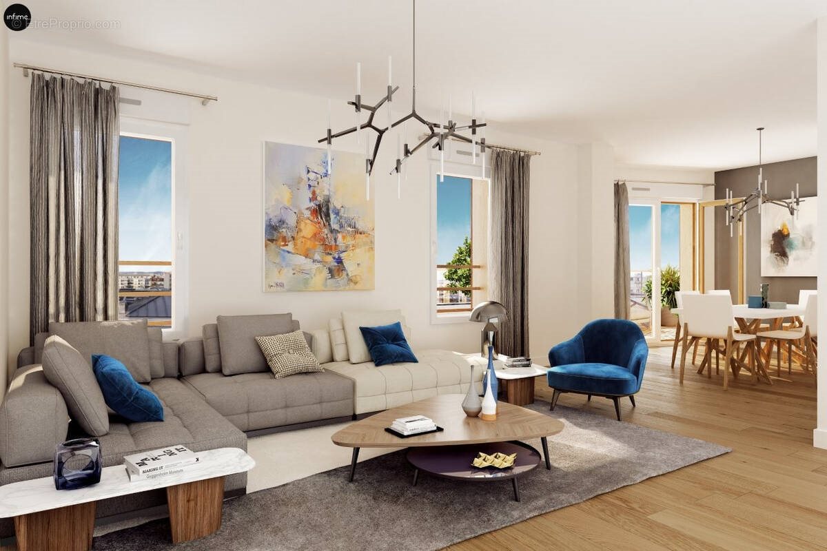 Appartement à vendre, 99m², Clichy