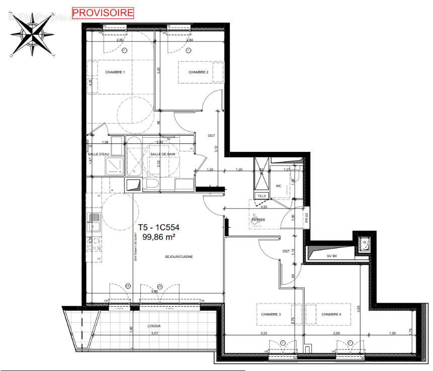 Appartement à vendre, 99m², Clichy