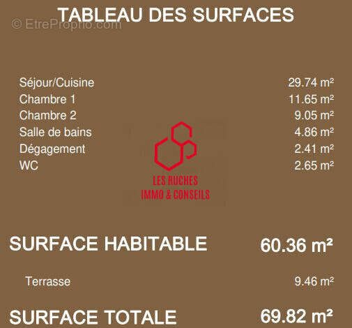 Appartement à vendre, 60m², Roissy-en-Brie
