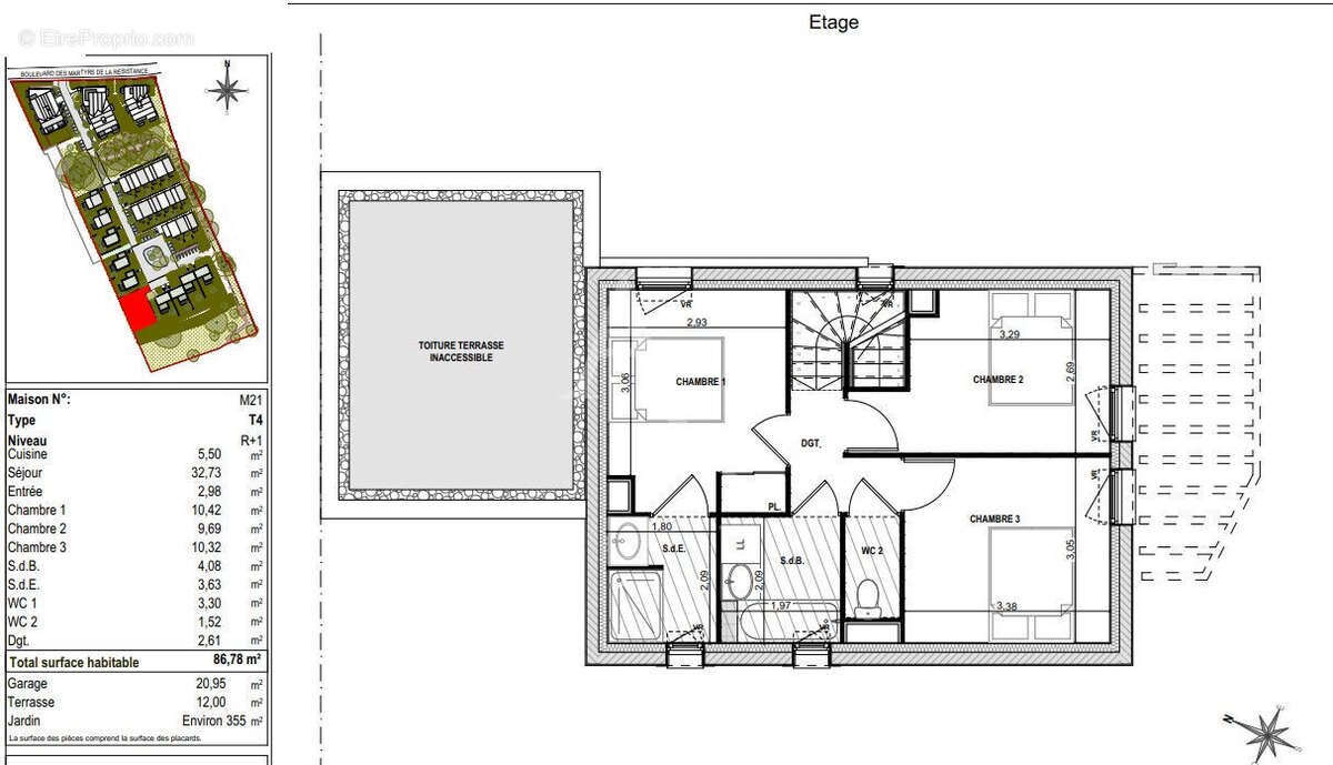 Appartement à vendre, 86m², Couëron